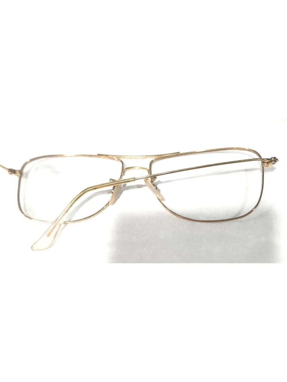 Ray Ban RB3477 001 Gold Metal Sunglasses Frame 59-16 Wrong Screw in Arm